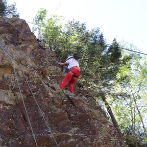 Družina - lezení na skále