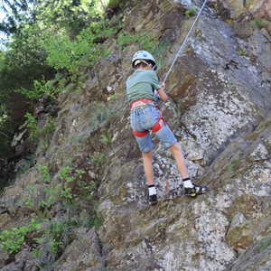 Družina - lezení na skále