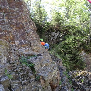 Družina - lezení na skále