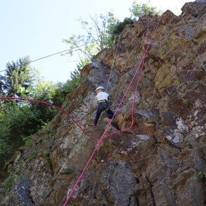 Družina - lezení na skále