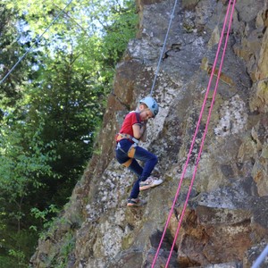 Družina - lezení na skále