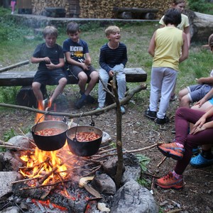 Zálesáci ze 3.třídy na výletě